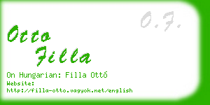 otto filla business card